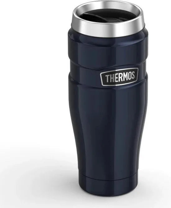 Lavastoviglie coffee to go, 7 ore caldo, 18 ore freddo, bpa-free, termos per caffè da portare blu 470 ml