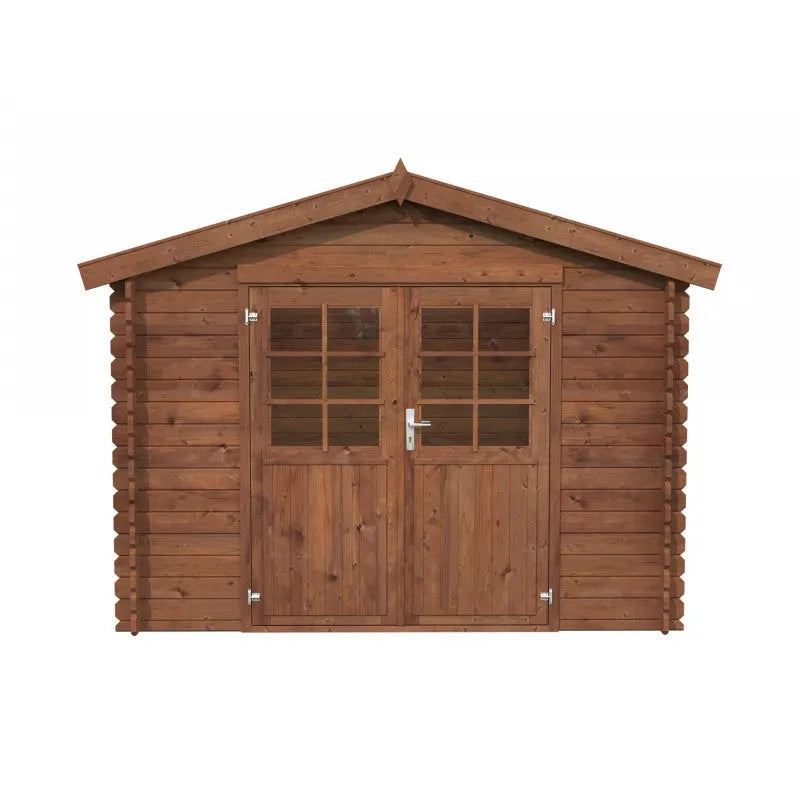 Casetta da giardino in legno in arisa 250x250, abete impregnato a pressione