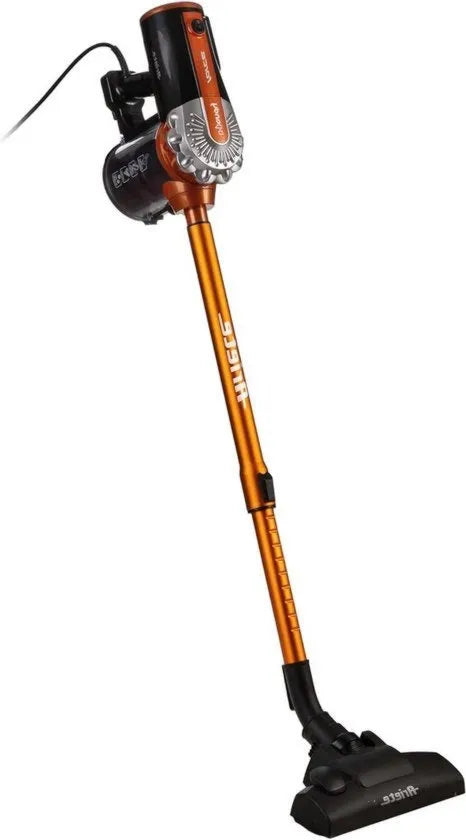 Bastone pulire con forza handy force, finitura arancione/nero