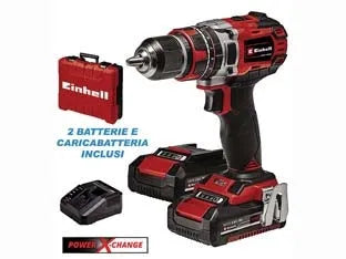 Trapano avvitatore modello TE-CD 18, percussione batteria 18 V 2 Ah /50 li-i