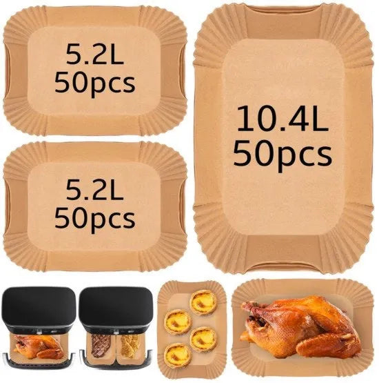 Accessori modello AF500EU, 150 pezzi, parchi per con 10L, con 8,5L e 10L 150 pezzi, airfryer compatibili con 10,4 l