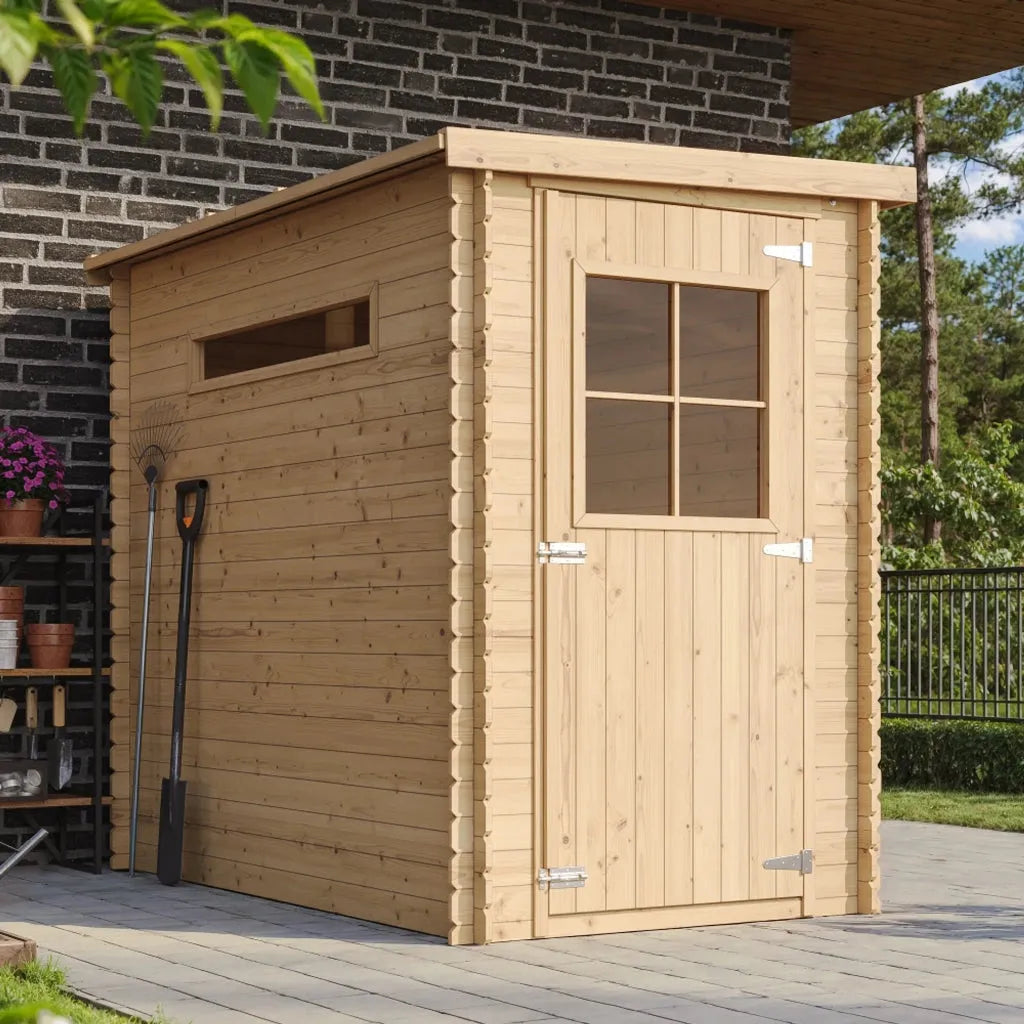 Casetta da giardino in legno modelli M306 e A198X144X239CM/2.36M2