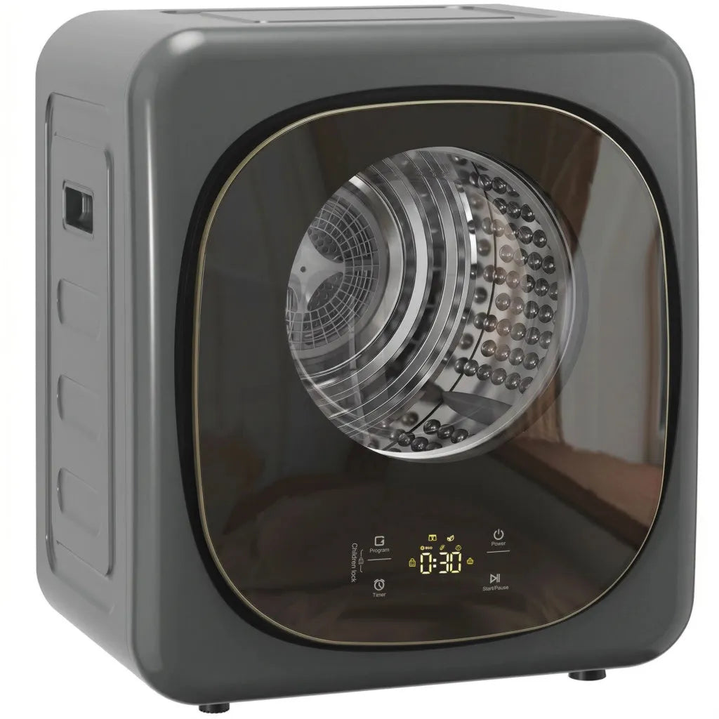 Asciugatrice biancheria 4 kg ¨c minimal ¨c grigio e nero
