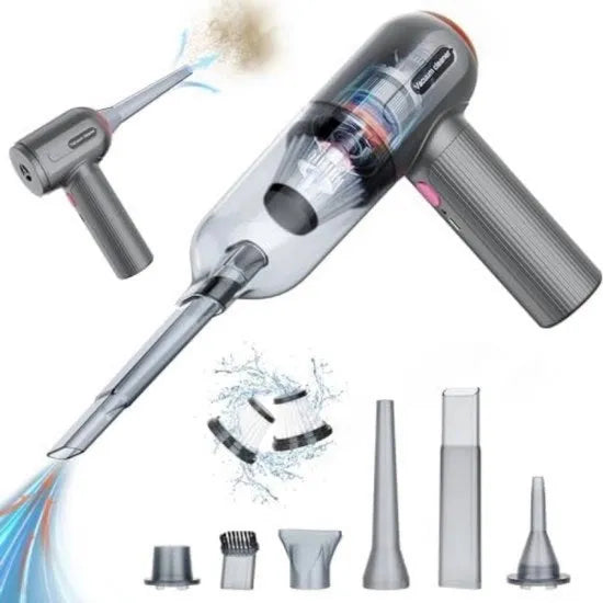 Aspirapolvere senza fili modello 9000PA, senza, potente suction, 6 accessori