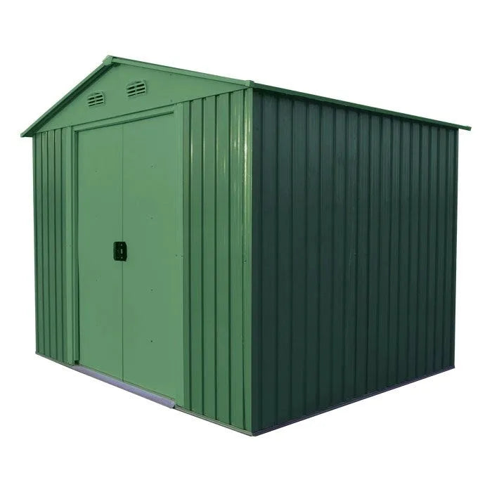 Casetta box giardino in metallo lamiera zincata tetto a 1 falda