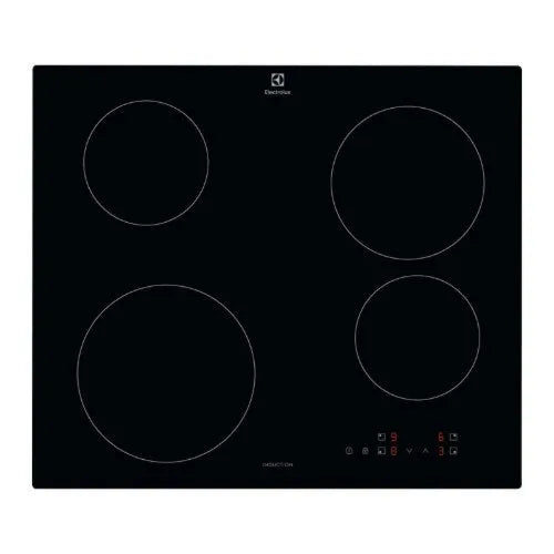 Piano cottura a induzione modelli KIB60424CK e L59XP52, 300 4 fuochi vetroceramica nero