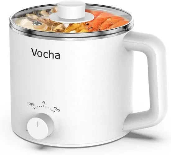 Cottura ad alimentazione elettrica in formato portatile 1,6 L, ideale per ramen, zuppa e verdure