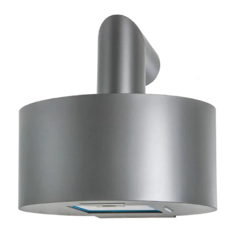 Cappa aspirante da cucina curve in acciaio inossidabile silver cm 60