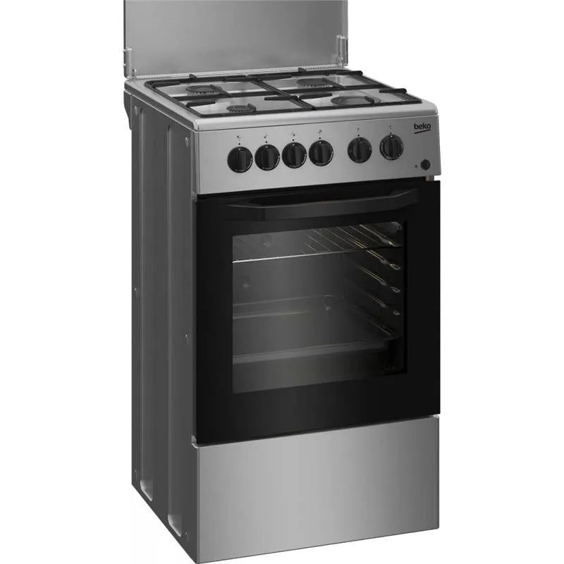 Forno elettrico modello CSS42014FS, cucina + statico 50X50 + 4 fuochi a gas classe a