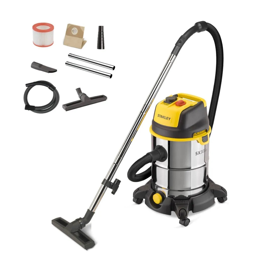 Aspiratore solidi e liquidi modello SXVC30XTDE, potenza assorbita 1600 W, capacità fusto 30 l