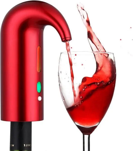 Karaf vino portatile con illuminazione automatica e ricarica USB