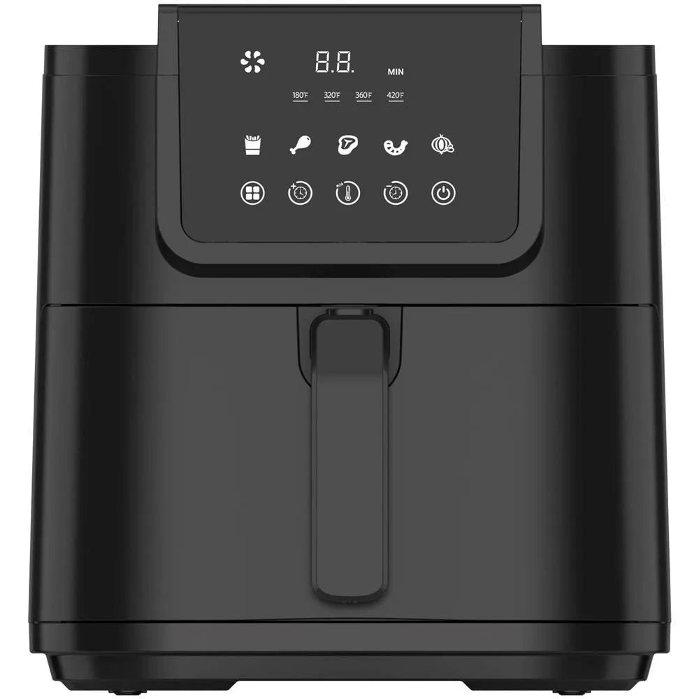 Friggitrice ad aria modello ARFRYA05L, ardes ad capacità 8 litri 1700 watt, finitura nero