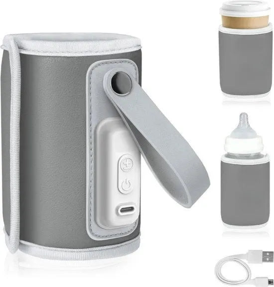 Flessenwarmer portatile - flessenwarmer viaggio, senza fili, per uso esterno, riscaldamento rapido