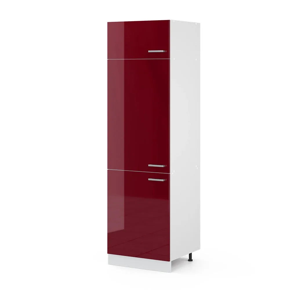 Frigorifero armadio rosso lucido 60 cm
