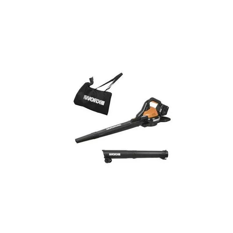 Soffiatore modelli 40 V-4 Ah e WG583E, aspiratore-trituratore 2 batterie