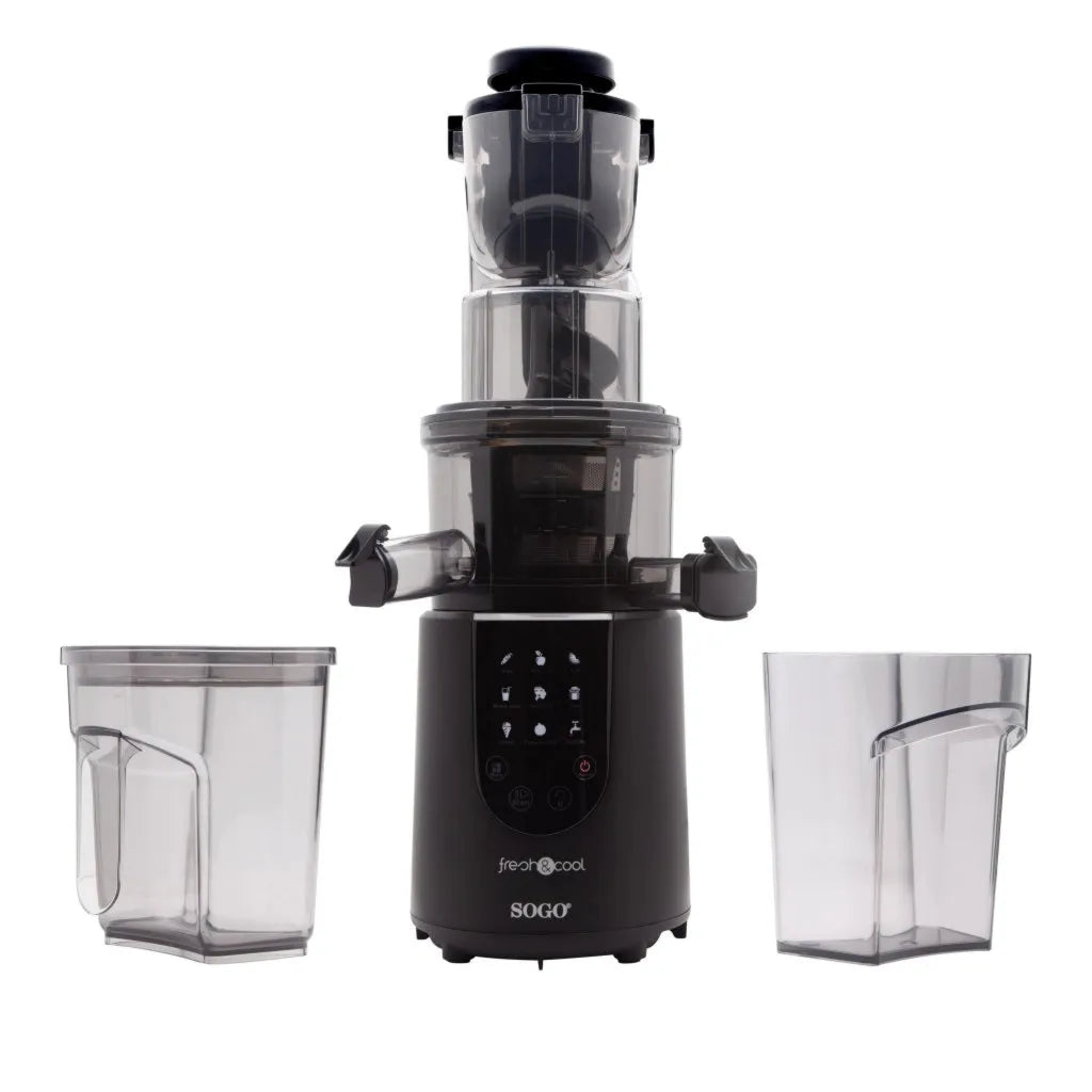Estrattore succo a freddo professionale, spremitura lenta 50-55 rpm, controllo touch 9 programmi 200 W cucina