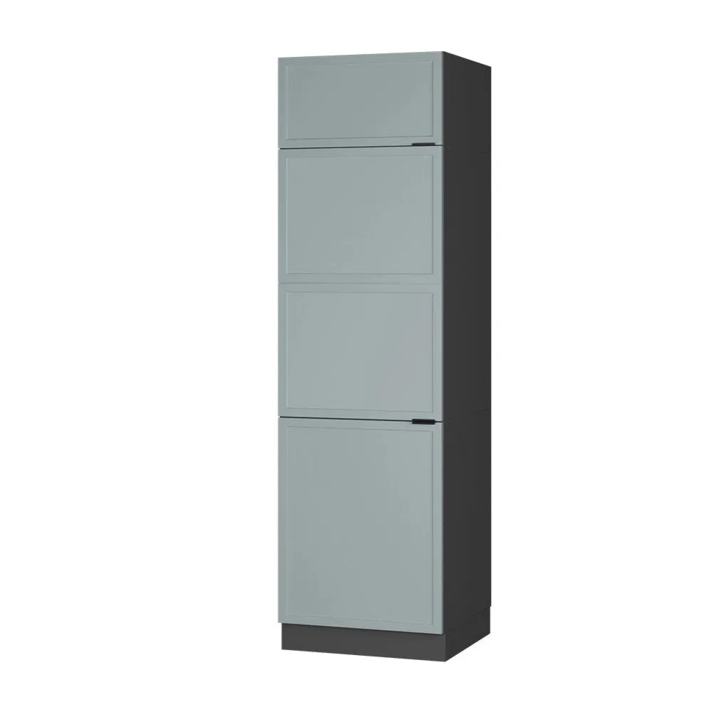 Frigorifero armadio fame-line blu-grigio chiaro/antracite 60 cm