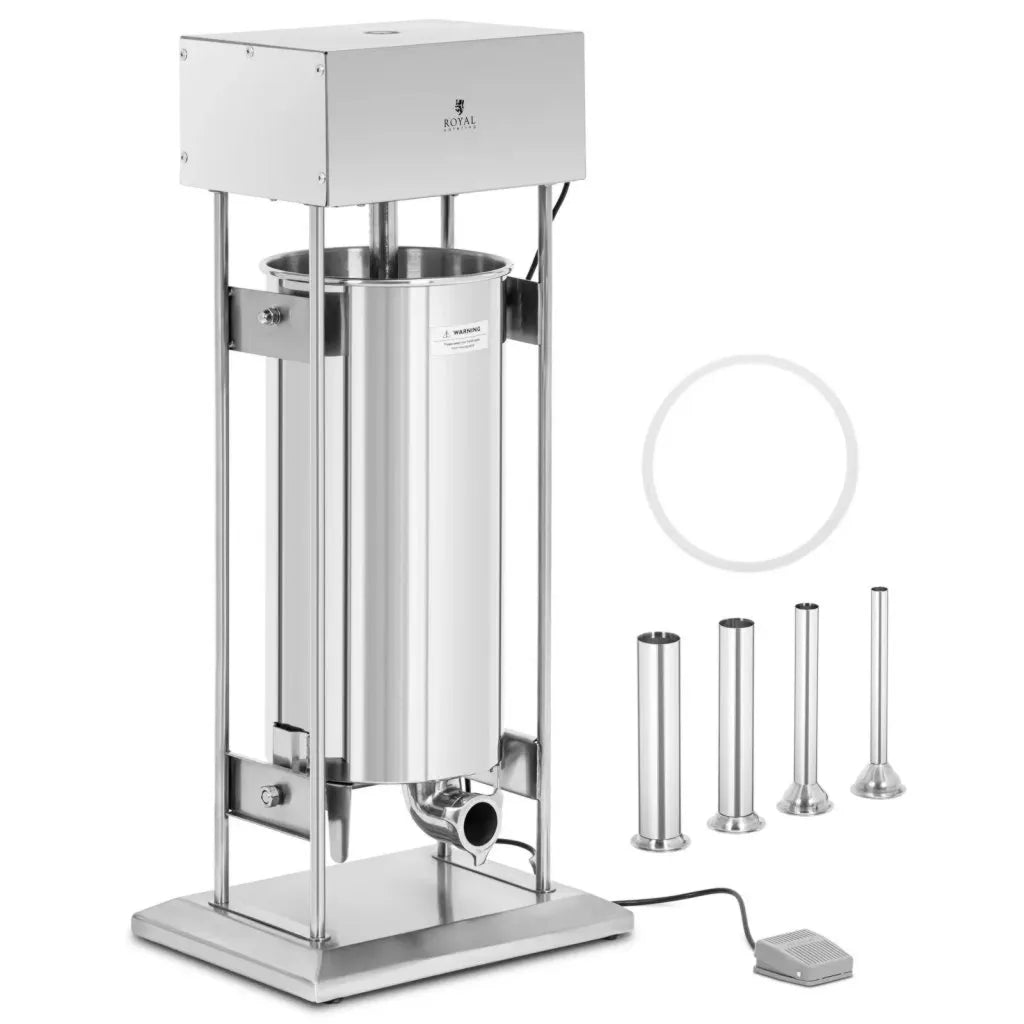 Insaccatrice elettrica 30 litri con 4 tubi di riempimento in acciaio inossidabile 14_0009757