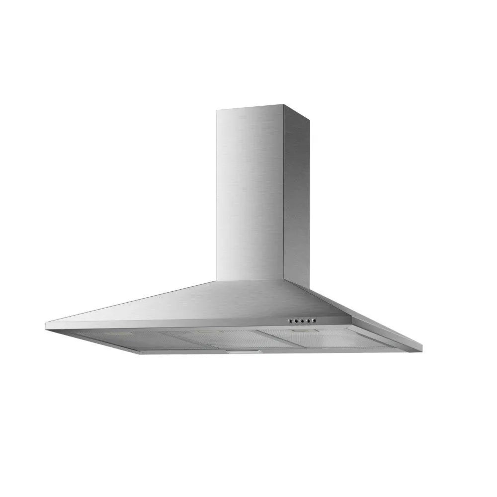 Cappa aspirante da cucina modello EOLO90CH, piramide 90 cm inox