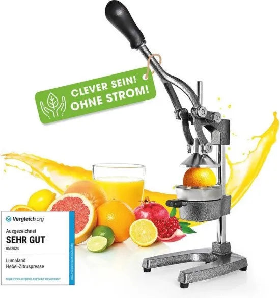 Centrifuga manuale acciaio inossidabile | estrattore di succo citrico professionale per succo fresco | di succo duraturo e efficiente specifica