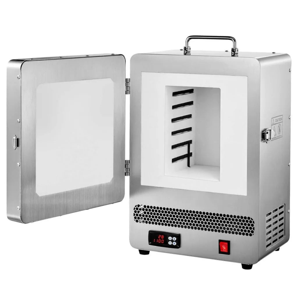 Forno elettrico modello KD-Z6651B, fusione digitale 1650 W max 1200°c in acciaio inossidabile per ceramica ricottura metalli e fai da te