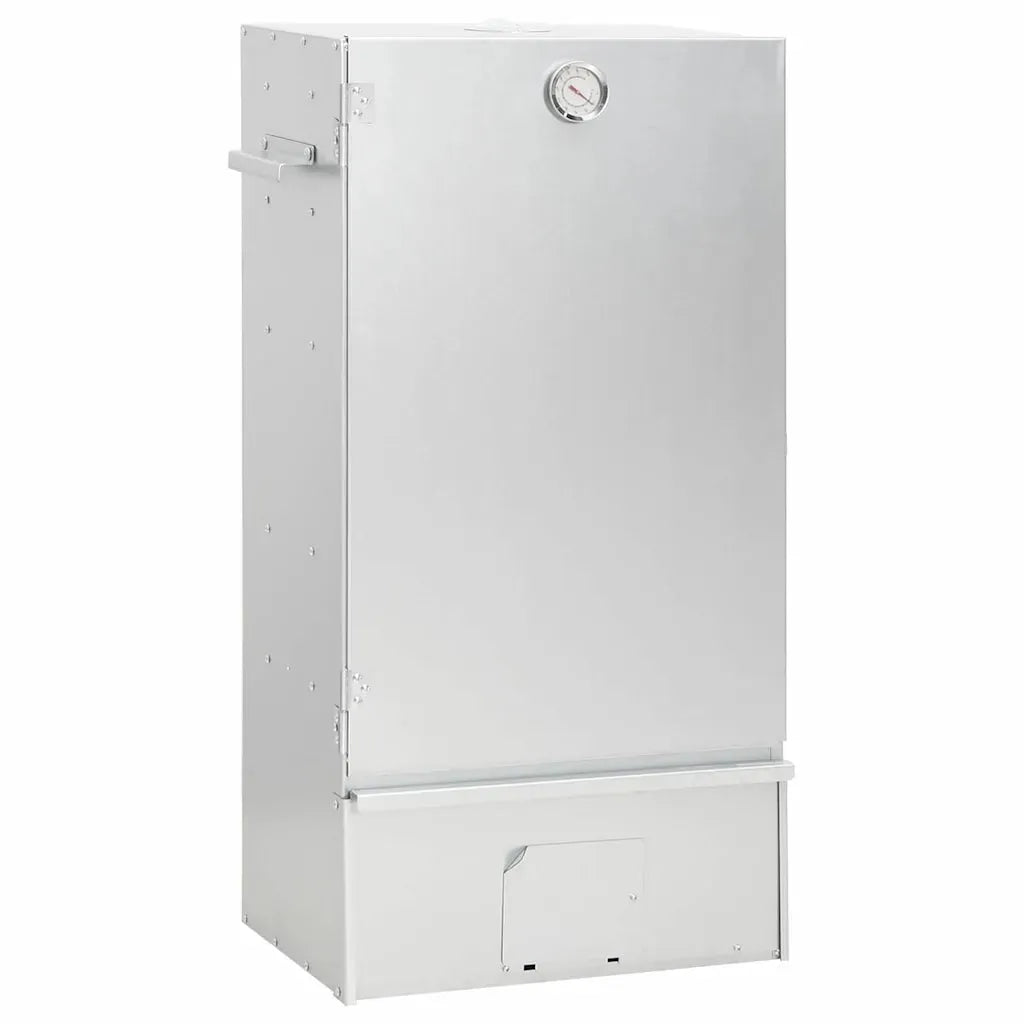 Forno elettrico affumicatore bbq con tavolino in acciaio zincato 3187618