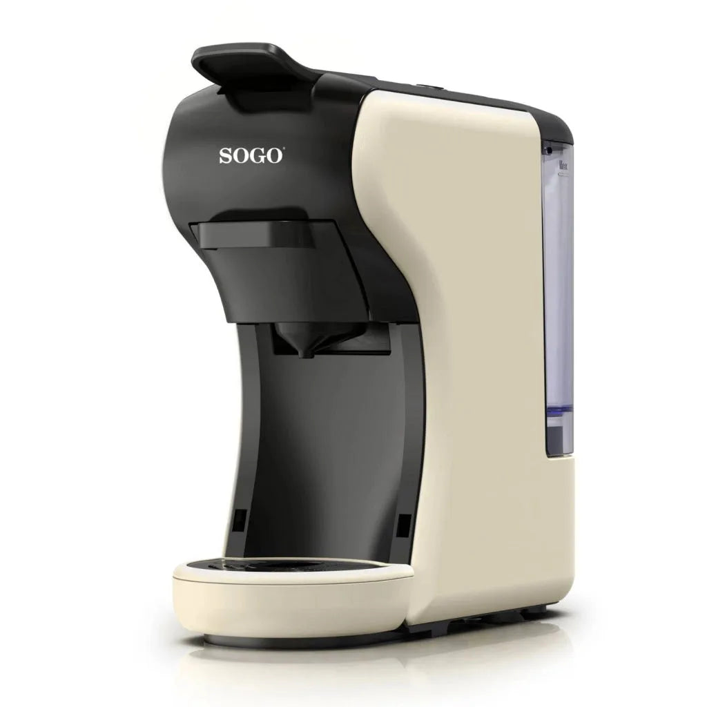 Macchina da caffè espresso modello 3-IN-1, caffè multi-capsule, crema