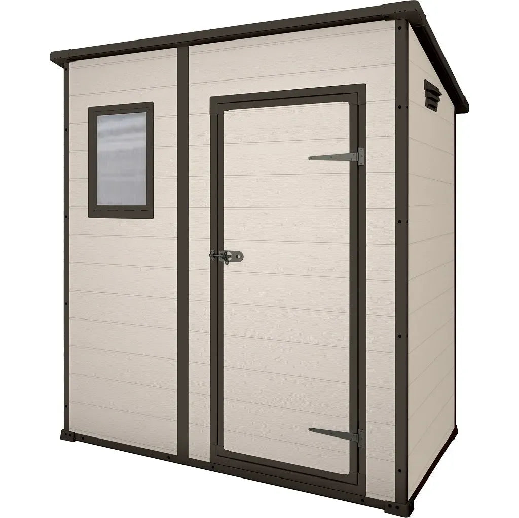 CASETTA MANOR PENT EFFETTO modello 183X111X200H, legno beige cm