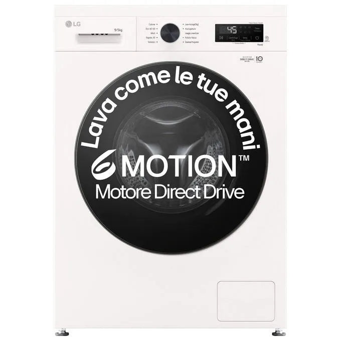 Lavasciuga modelli W4NX1095NWB e 2IN1, 6 motion direct drive, capacitÀ 1400G classe a/, Wi-Fi