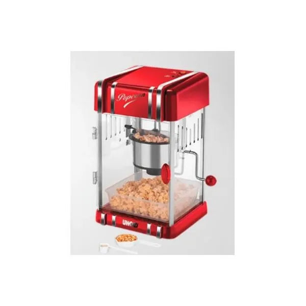 Unold macchina 151169, argento 300 W, 48535 per popcorn rosso