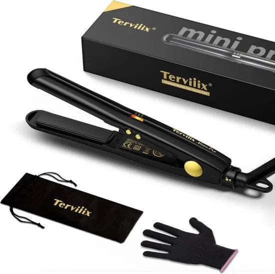 Stilettina professionale mini temperatura regolabile, spegnimento automatico, doppia tensione, inclusi accessori