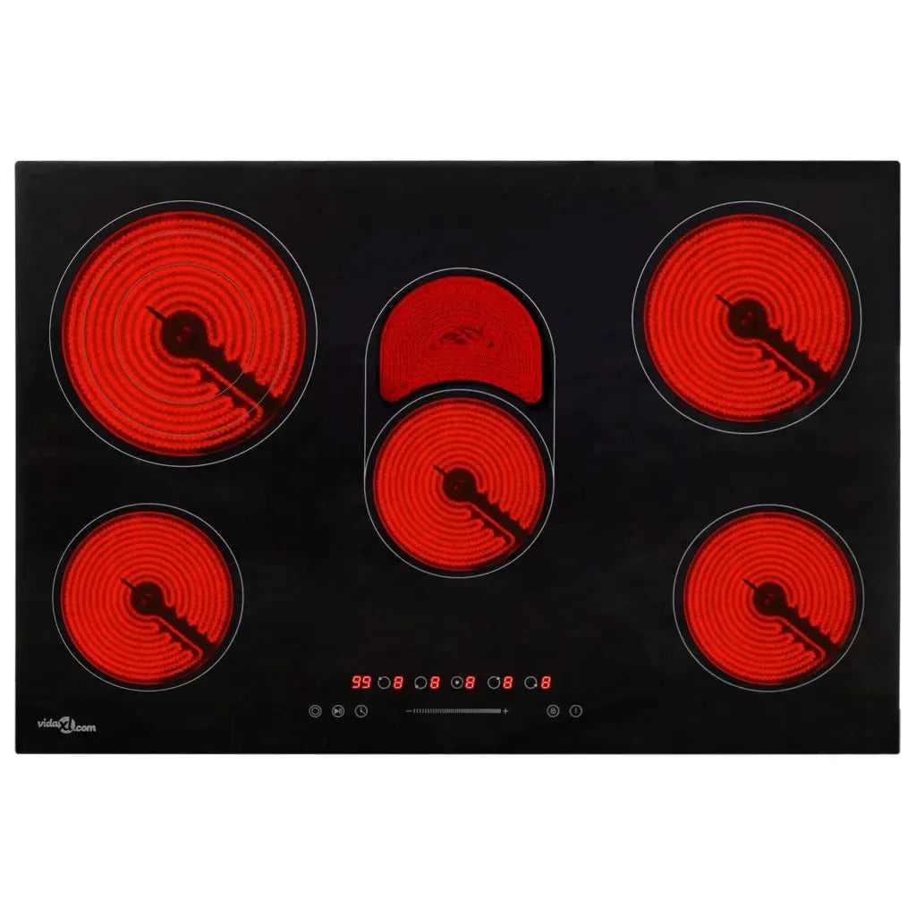 Piano cottura modello CFW9376021, ceramica 5 zone e controlli touch 90 cm 8500 W