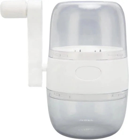 Molinello manuale noci | coltelli in acciaio inossidabile | manico antiscivolo | bianco