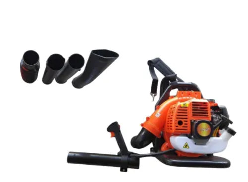 Soffiatore foglie a spalla zaino 2 tempi 43 cc motore a scoppio teckno power