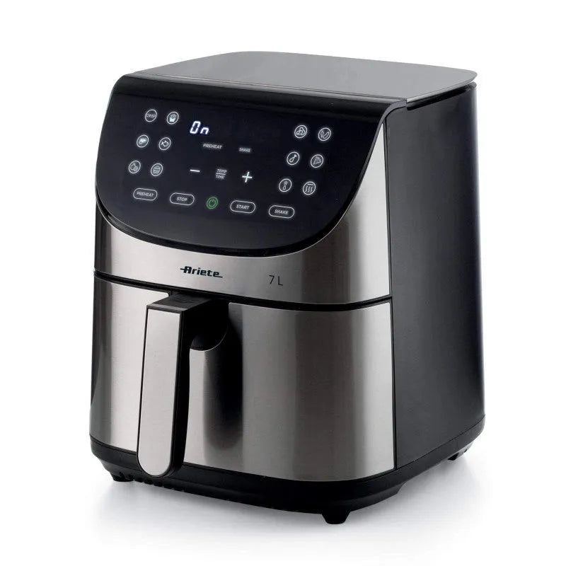 Friggitrice ad aria 7L, 12 programmi, cestello antiaderente con griglia, metal, ad 1800 W, 2,8 kg
