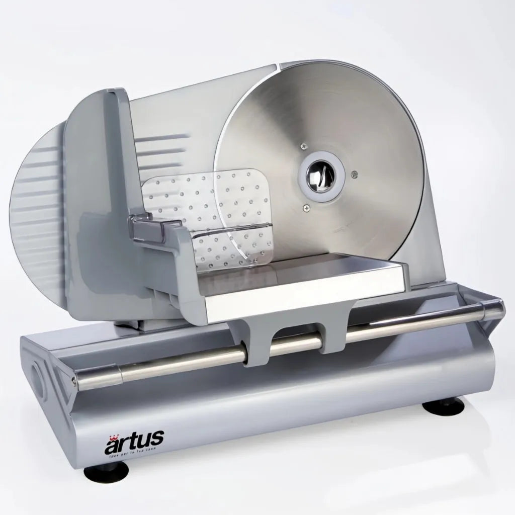 Affettatrice elettrica artus AF22-LAMA modello AF22-LAMA, spessore regolabile, potenza 150 W, inox 220 mm