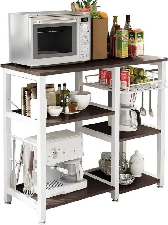 Forno a microonde supporto per tavolo da cucina stabile sostegno per a piastra