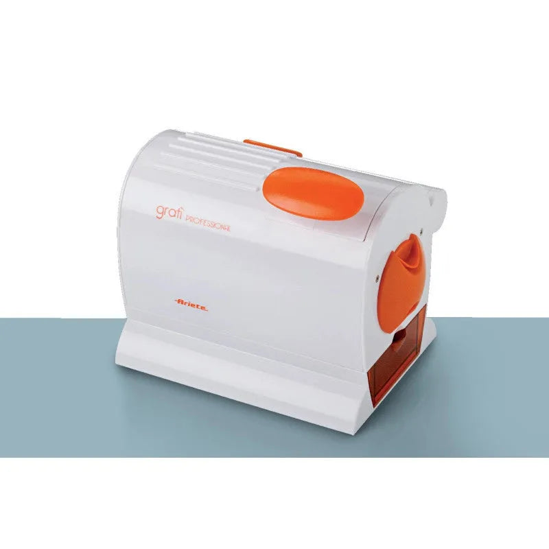 Grattugia elettrica contenitore estraibile, arancione, 120 W, rullo extra-large in acciaio inossidabile