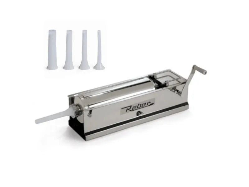 Insaccatrice ad azionamento manuale orizzontale 8 kg inox | capacità e igiene top