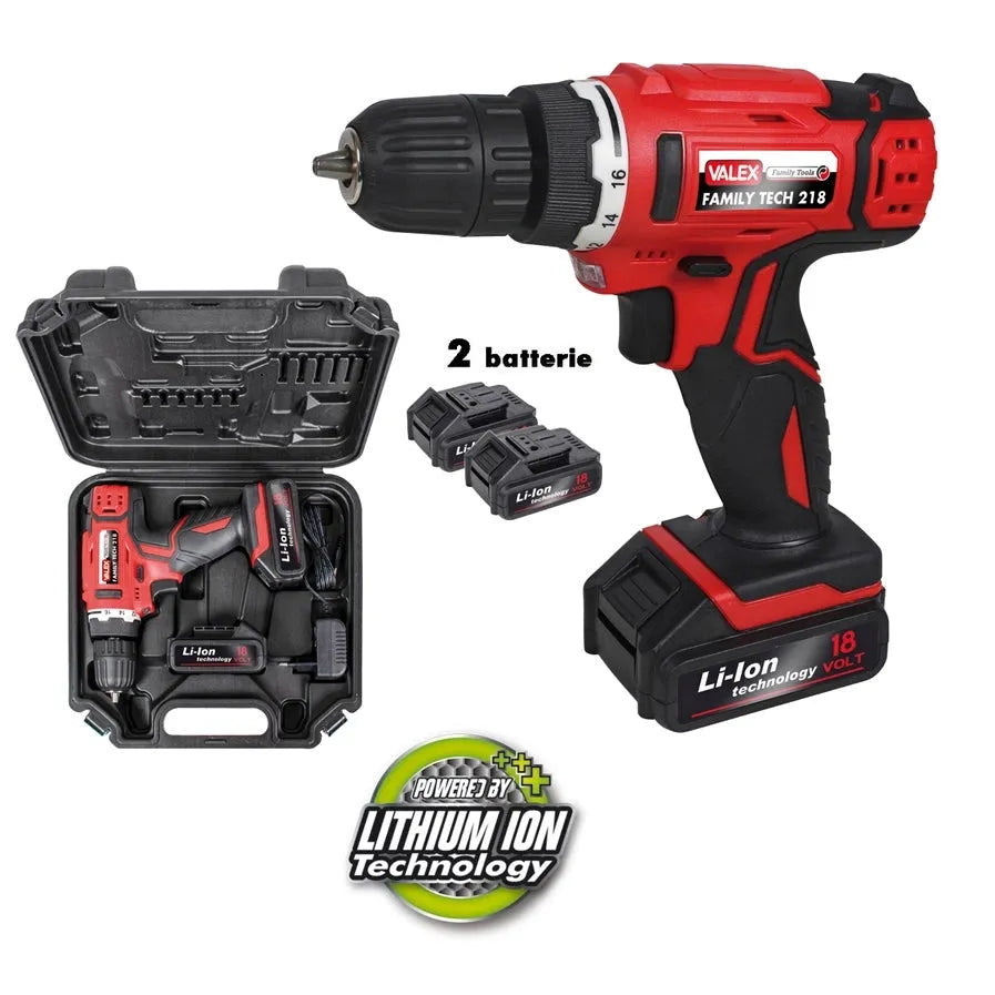 Trapano avvitatore modello TECH 218, family- 18 V